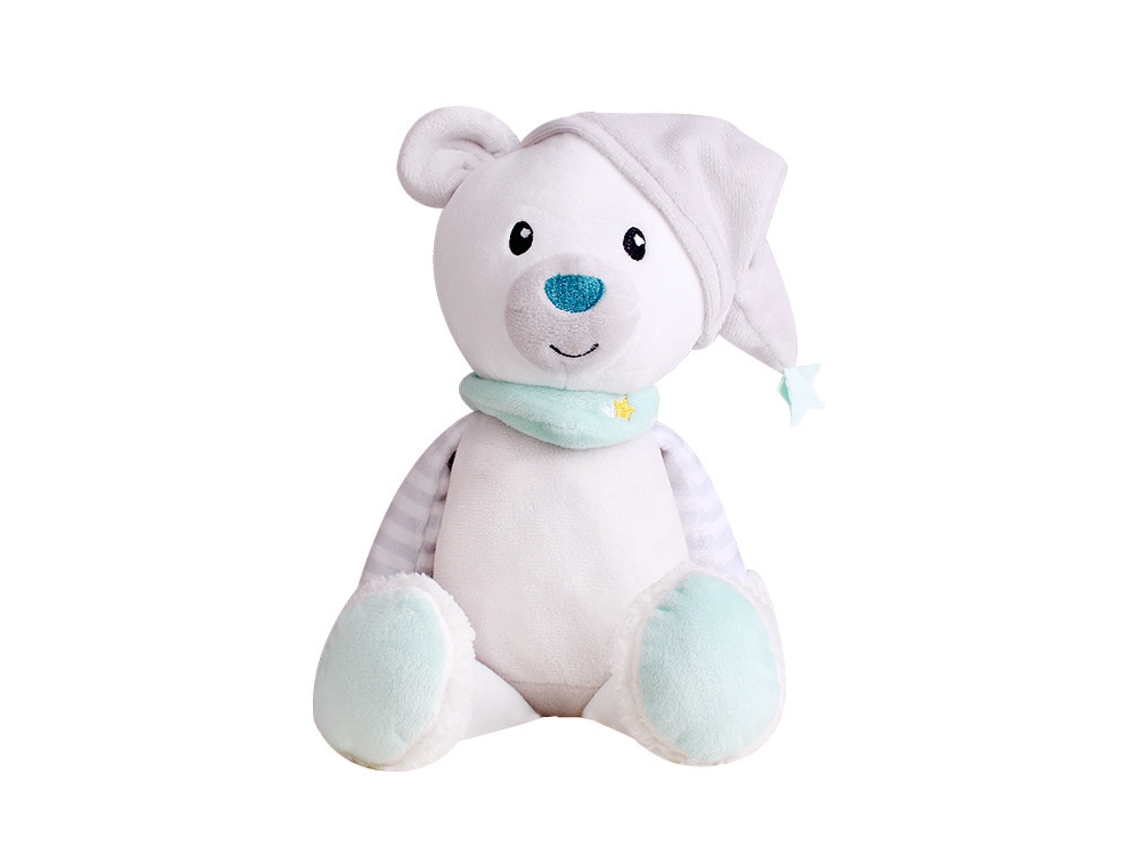 Peluche AHS Starlight White Bear com Música (Idade Mínima Recomendada: 1 ano)