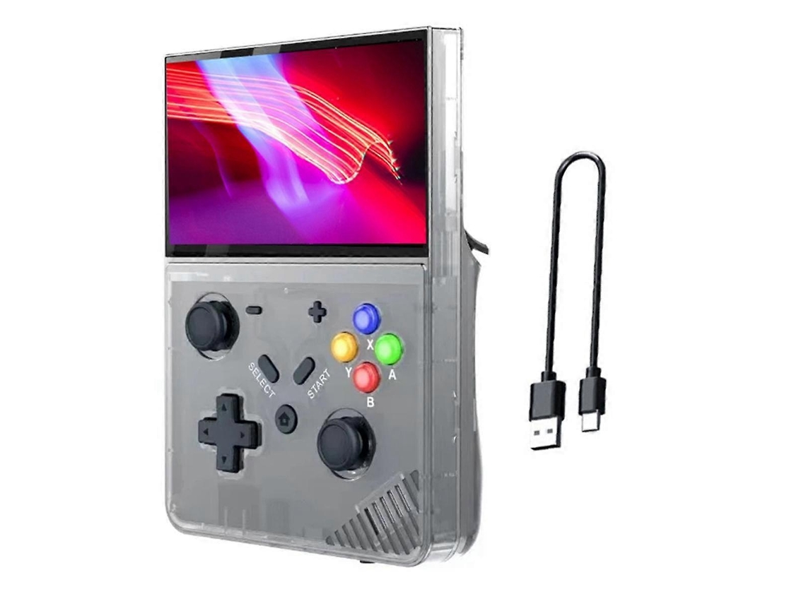 Console De Jogos Portátil R43 Pro 128g 4,3 Polegadas 4k Hd Retro Game Console Linux Sys Para Psp Ps1 N64 B Ly Ebike