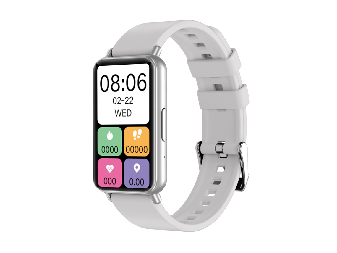 (prata) Pulseira Inteligente 1, 47 Polegadas Freqüência Cardíaca Sangue Oxigênio Bluetooth Chamada Multi-função Pulseira De Esportes