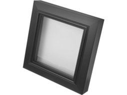 Moldura Retangular Amostras Madeira Plástico Preto Decorativa Fotos Flores Secas Estilo Simples Versátil GOKOCO