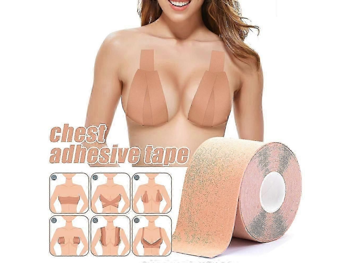 Fita Adesiva para Seios, Fita Adesiva Invisível para Levantar Seios Grandes, Fita Adesiva para Seios À Prova D'água E Resistente ao Suor, Hipoale