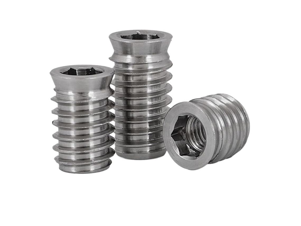 Conjunto De 5 Porcas Inserção Para Móveis Em Aço Inoxidável 304,