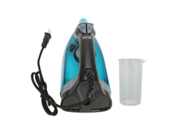 Ferro de vapor de mão, 1000w, soleira de cerâmica, 380ml, azul, roupas | S/MARCA