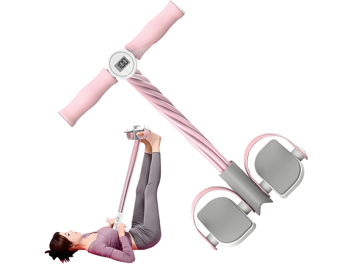 Corda de Tração para Tornozelo com Pedal, Exercícios Abdominais, Equipamento Ginástica, Ferramenta S/MARCA