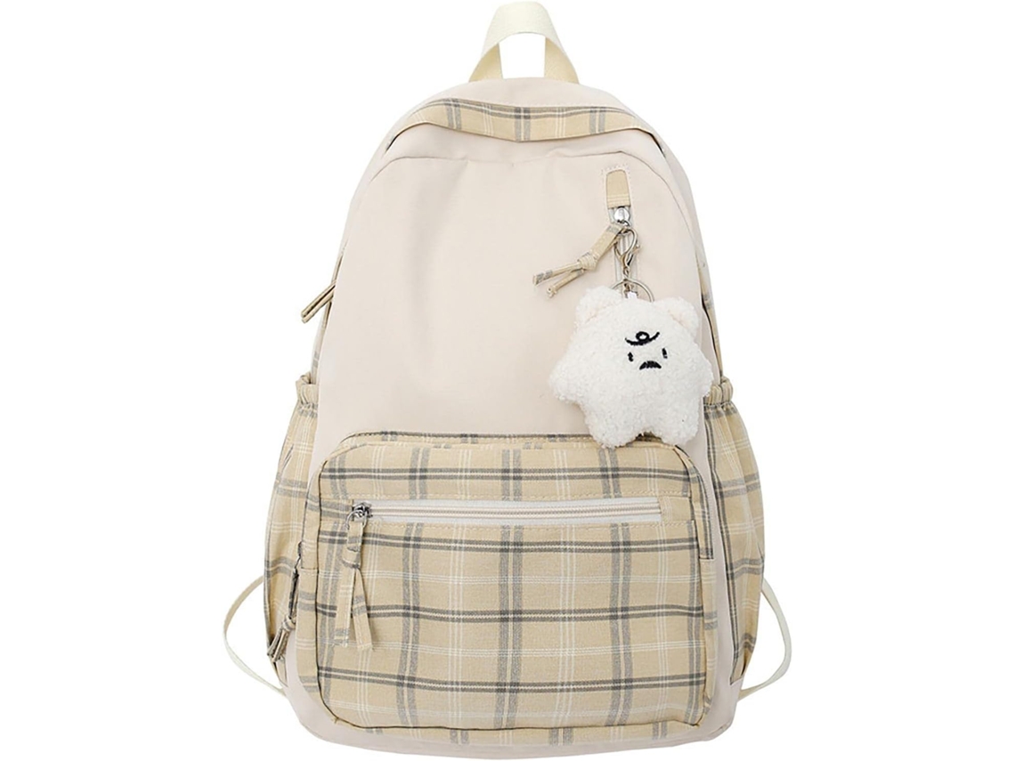 Mochilas Escolares Femininas Mochila Escolar Xadrez Para Meninas, Mochila Pequena, Bolsa De Mão, B Gokoco