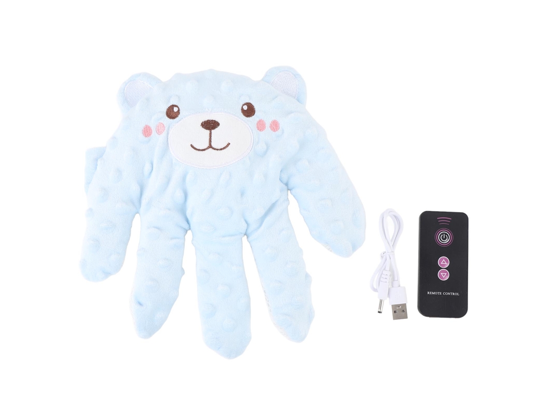 Mali palma de Sono Bebê Mão com Feijão Vermelho Automática Controle Remoto Azul
