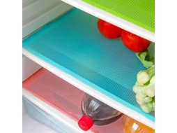 2026 protectoras de Refrigerador Linjou 12 Piezas, Alfombrillas Lavables Anti deslizantes (4 Azuis + 4 Verdes + 4 Vermelhos)