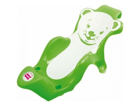 Espreguiçadeira de Banho Green Buddy Cabeça de Ursinho Antiderrapante Ventosa OK BABY