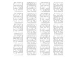Plantillas De Letras Huecas Reutilizables Para Pintura Y Proyectos De Arte 20pcs