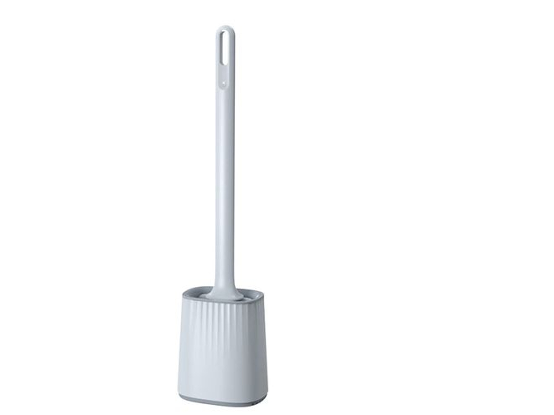 Escova Sanitária De Silicone Cinza, Escova Sanitária Suspensa Para Banheiro E Acessórios Sanitários Autoadesivos De Parede Aquaforge