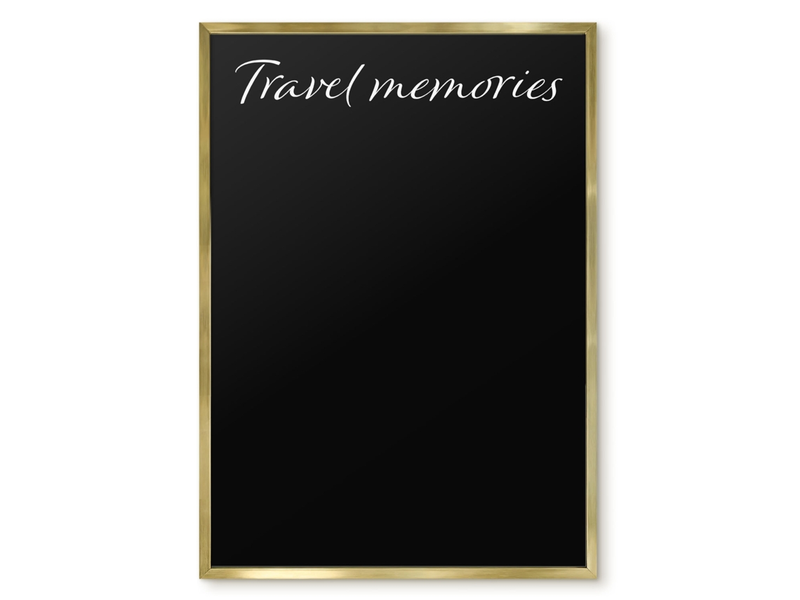 Quadro magnético de parede para recordações de viagens para o quarto Espelharte (50x70 cm)
