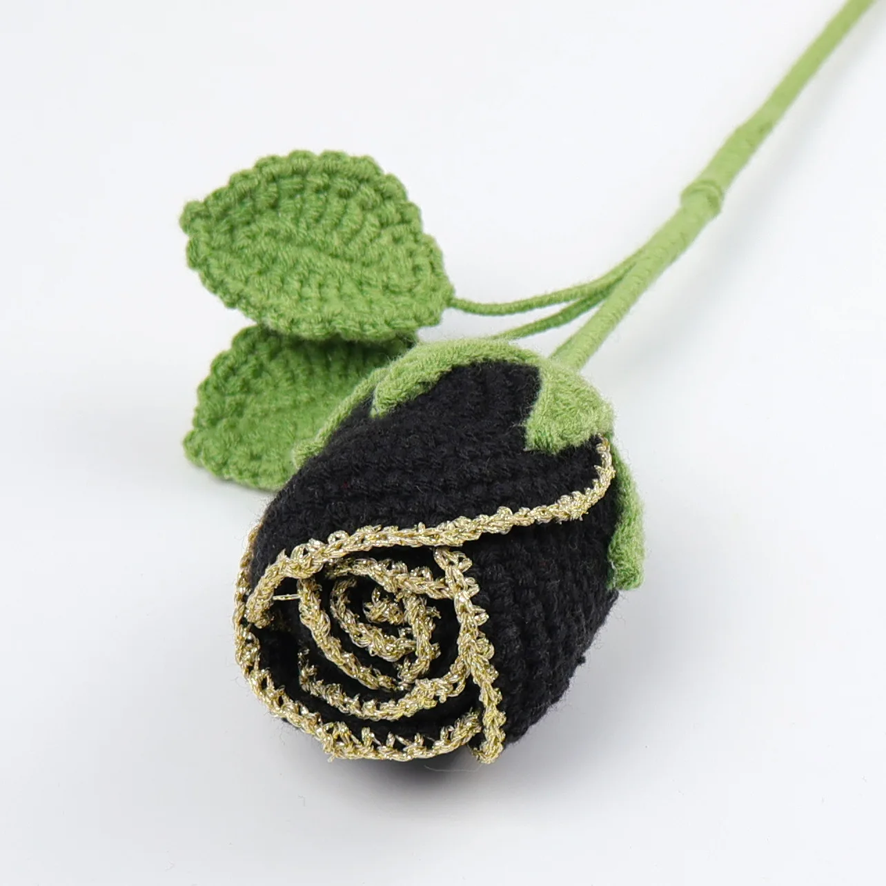 Buquê De Crochê De Rosas Grandes, Flor De Tricô Criativa Feita À Mão.