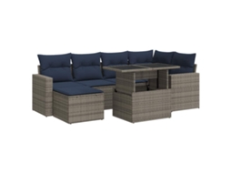 Garden Sofa Set, Garden Sofa Sets Vidaxl Cinzeto Rattan / Vime (n/a)