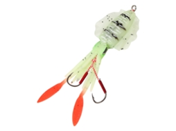 Squid Bait (luminous Simulation, Double Hooks With Lead) Sea Fishing Boat Fishing Deep Sea Lure Octopus Soft Bait Ty-09