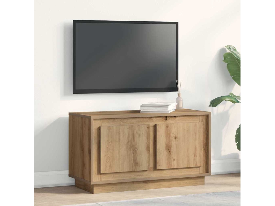 Vidaxl Gabinete Para Tv 80 X 35 X 45 Cm Carvalho Artisiano