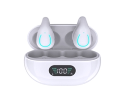 Fone De Ouvido Sem Fio Bluetooth, Bluetooth 5.3, Microfone Com Cancelamento De Ruído De Chamada Enc, Branco