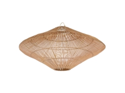 Abajur Artesanal em Bambu Natural, 80x80x40cm ALEXANDRA HOUSE LIVING