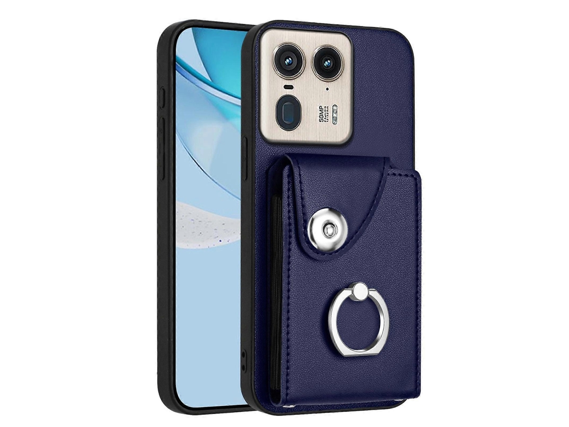 Capa Para Celular Motorola Edge 60 Stylus Com Suporte Para Anel E Bolsa Em Formato De Órgão