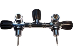 Torneira Para Garrafas de Mergulho METALSUB Tankbibo Valves Withmanifold M25 300 Bar