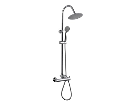 Coluna de duche com misturadora mecânica KARA cromada