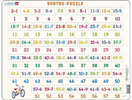 Puzzle LARSEN Maxi La-Ar7 em Forma de 58 Peças