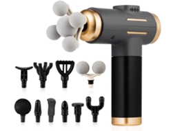 Aparelho de Massagem Portátil SFUSHOS Silencioso 45db com 11 Cabeças de Massagem