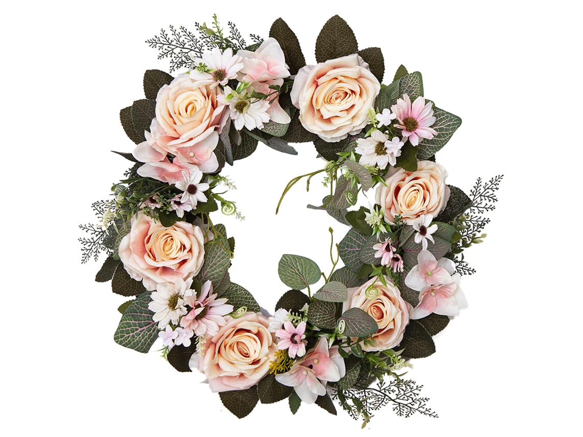 Laxiscreed Flor De Seda Rose Garland Decorativa Para Porta E Parede Para Casamentos E Decoração Interior
