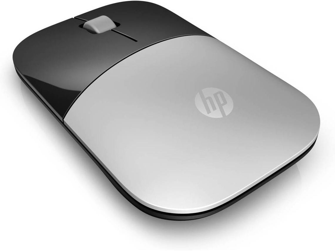 Rato HP Z3700 (Outlet Grade A - Wireless - Regular - 1200 dpi - Prateado)