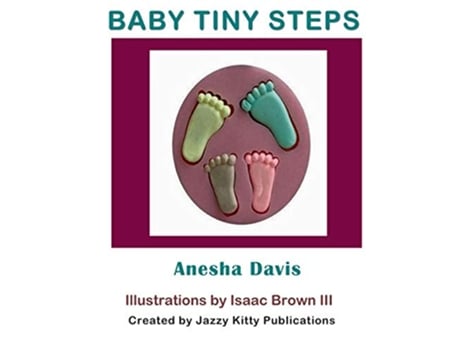 Livro Baby Tiny Steps de Anesha Davis (Inglês)