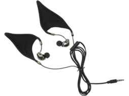 Fones De Com Fio, Estilo Elfo, Para E Na Cor Preta. Ideais Jogos
