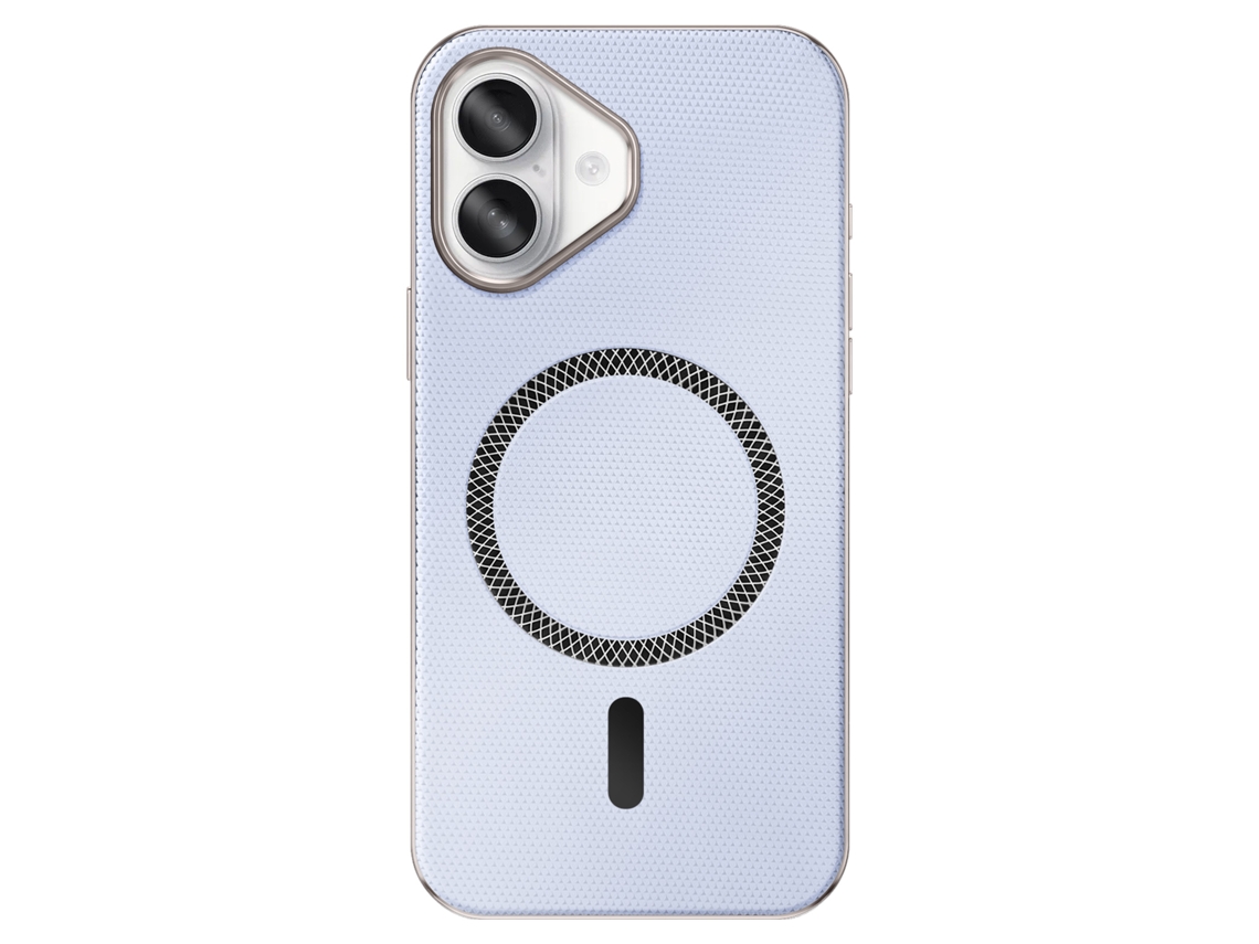 Capa Magsafe Para Iphone 16 Plus Série Weave Efeito Pele Trançada