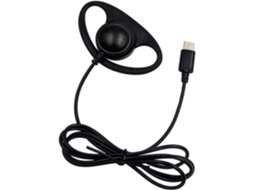 Fone De Ouvido Com Cabo Usb-c Um Lado, Mp3 E Mp4 Possui Gancho Orelha