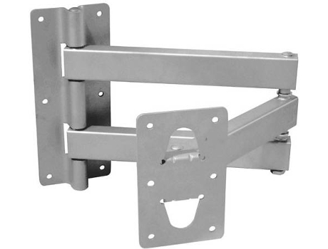 Suporte Para Braço De Monitor Duplo Lx 24´´ Max 18 Kg One Size Polished Aluminum