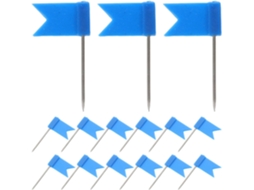 Conjunto De 60 Tachinhas Com Bandeiras Para Mapas E Murais, Ideais Para Salas De Aula, Escritórios E Residências, Além