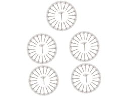 Série 5 Tachinhas Transparentes Para Escritório, Decorativas,