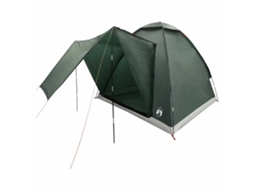 Vidaxl Barraca De Camping Verde Exército 190 X 140 X 105 Cm