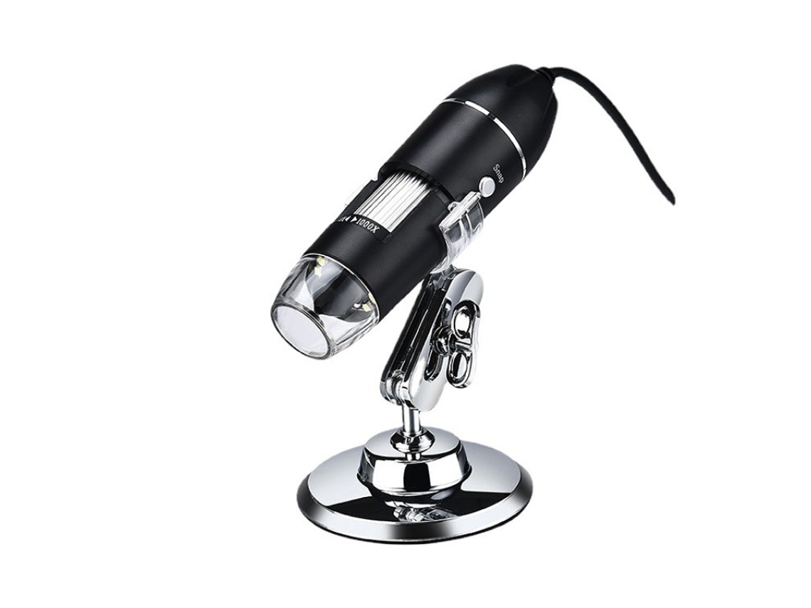 Microscópio Digital Usb, Endoscópio Portátil Com Ampliação De 40x 1000x, Minicâmera Com 8 Leds Brilvibera