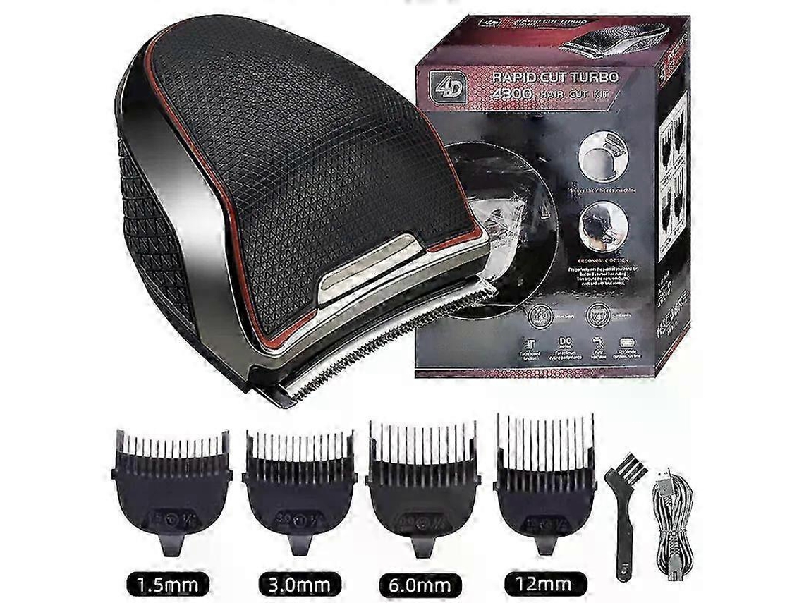 Kit De Cortador De Cabelo Com Guias Ajustáveis E Acessórios