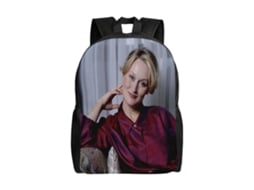 Mochila De Estudante Meryl Streep, Leve E Durável, À Prova Dágua E Com Alça De Ombro Ajustável. Olysi Shop