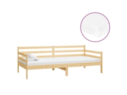 Sofá cama com Colchão 90x200 Cm Pinho Maciço MAISON EXCLUSIVE