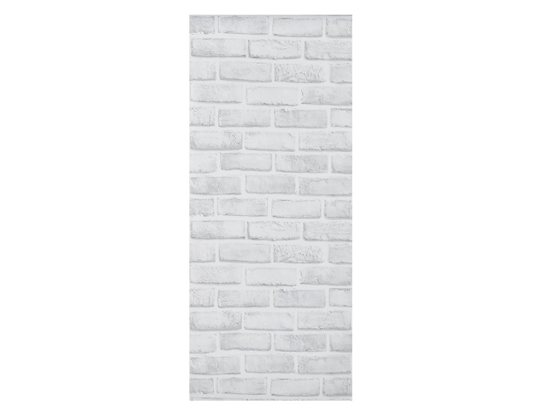 Adesivo de Parede Tijolo Branco, PVC, Sala, Quarto, Restaurante | S/MARCA