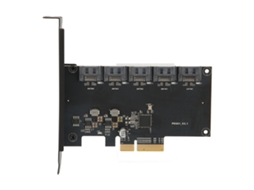 Placa Adaptadora Controladora Pcie De Múltiplas Portas Pcie 4x Para 5 Portas Sata3.0 6gbps
