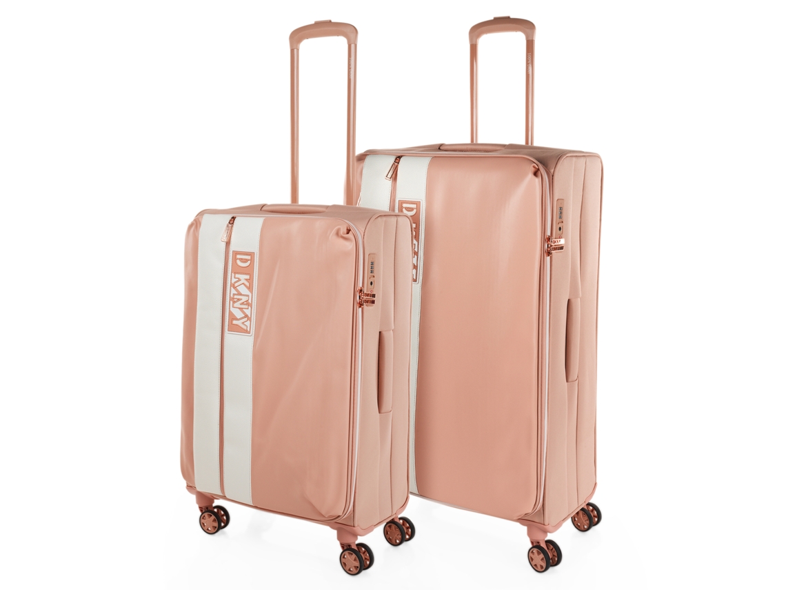 Conjunto de Malas DKNY DKNY-408 Instinct Rosa de Vênus Semi Hard Shell Set 45 5X78X28 Cm 86L