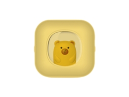 Mini Presente Sem Fio Infantil para Aniversário X7 Amarelo YUNZII (inclui um Rolo de Papel Higiênico)