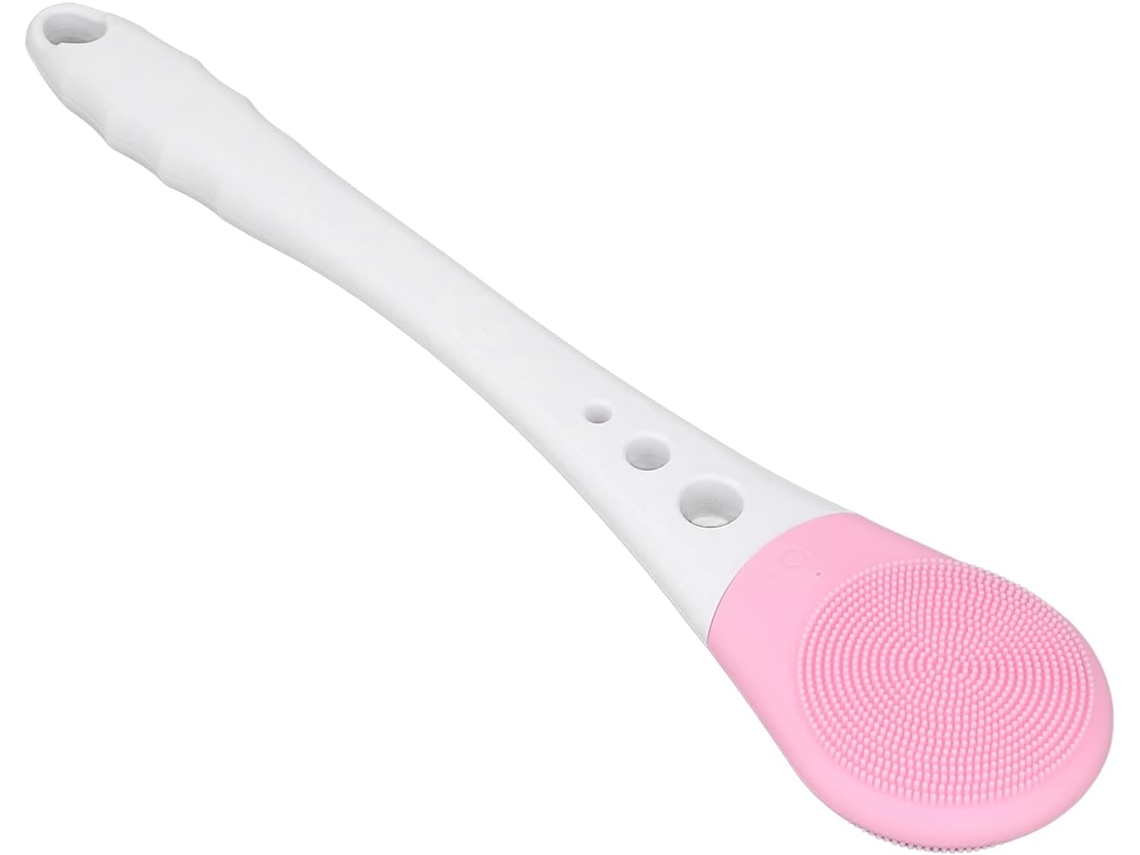 Escova Elétrica Esfoliante Corporal, Design Inteligente, Escova De Banho À Prova D Água Para Firmar A Pele Rosa