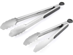 Pinças De Cozinha Premium Em Aço Inoxidável, 22, 9cm E 30, 5cm, Para Churrasco, Grelhar E Cozinhar Pinças Com Trava