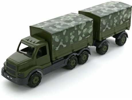 49209 Military Sideboard Car With Mesh Trailer Polesie