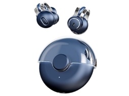 Fones de Ouvido Sem Fio Bluetooth 5.3, Clipe de Orelha Tws, Condução Óssea, 360 ° Acs, Som Esportivo, Fone de Ouvido com Microfone JIAPEI (azul)