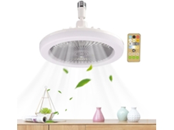 Ventilador De Teto Discreto Com Luz Integrada | Luminária De Teto Para Cozinha Com Timer Acessório Gokoco