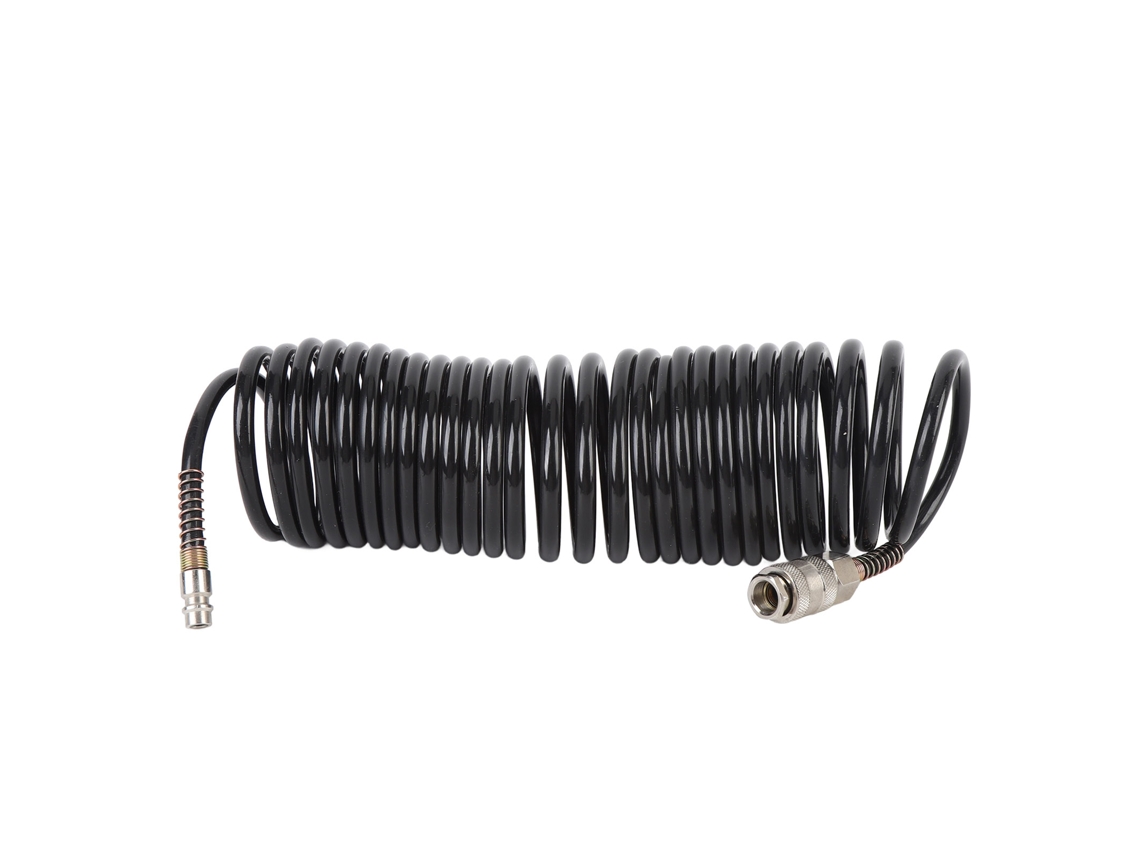 Mangueira de Ar Espiralada Primerox 1/4 Polegada 5m com Conector de Cobre com MARCA